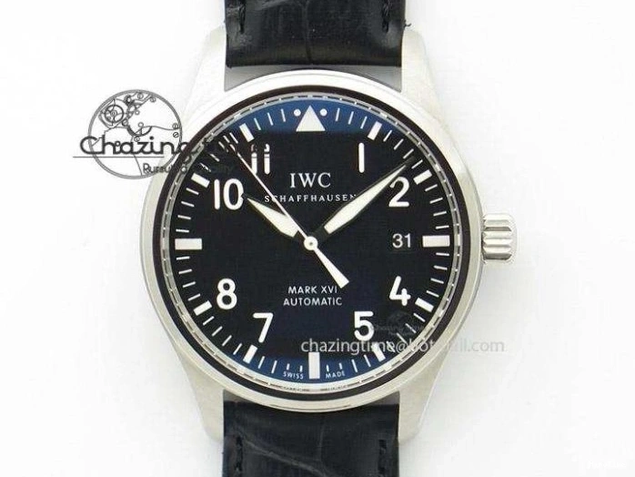 MIROTIME 0216 Portugieser Perpetual Calendar IW503301 V9F 1:1 Best Edition Silver Dial on Black Leather Strap A EyeCatching 7116